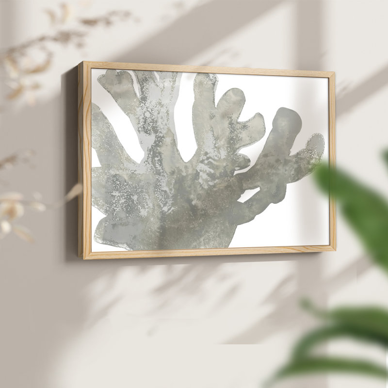 Stone Macro Coral I - Reproduction encadrée - Restickable, H 8 po x l 10 po, Naturel