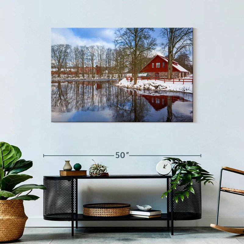 Lilie Winter Lake House, H 30 po x l 45 po
