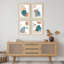 "Décoration murale de formes botaniques et géométriques relaxantes et minimalistes" 4 pièces-101519891-101519892
