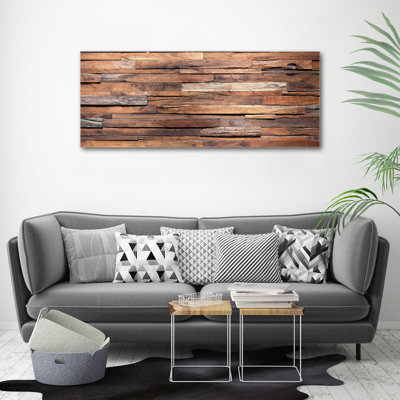 Wooden wall 1 Piece Wall Art on Canvas