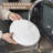 Guein Round Natural Marble Tray,Namib Fantasy