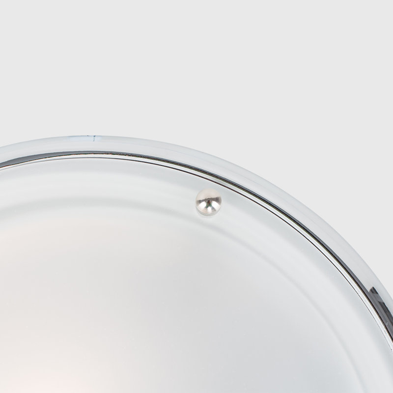 Altieri Glass Flush Mount, White