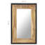Lenny Wood Flat Wall Mirror-1156794148