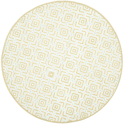 Sheeran Newport Hand Hooked Cotton Pile Geometric Rug