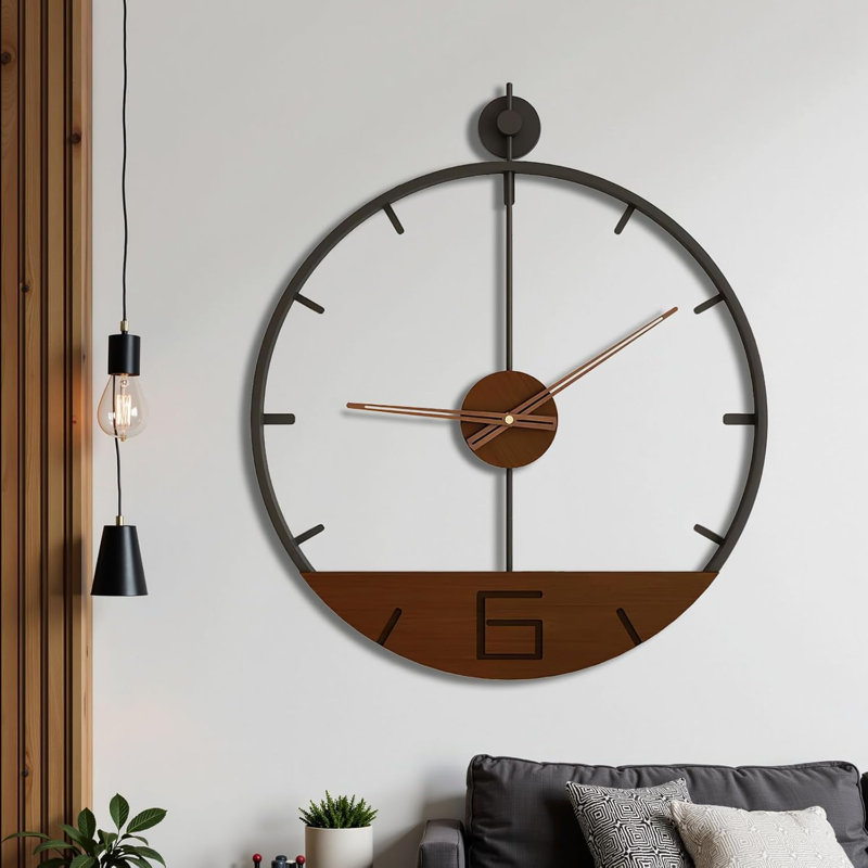 Metal Wall Clock