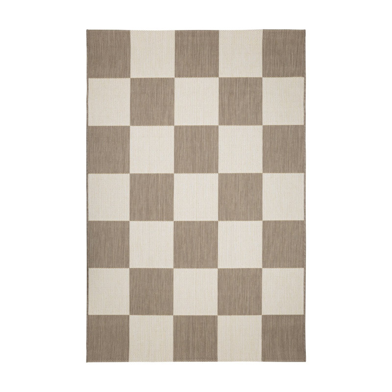 COUNTY CHEQUER NATURAL 120/170cm, Rectangle 120 x 170 cm