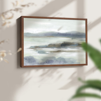 Soft Shores I -Framed Print - Restickable