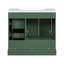Meuble-lavabo traditionnel de 36 pouces avec lavabo en résine, deux portes et quatre tiroirs pour un rangement organisé et durable-116332708