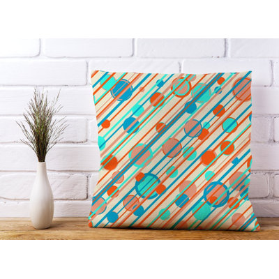 Dzenan Geometric Square Cushion