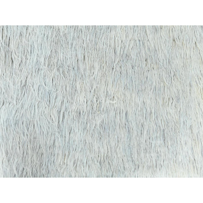Tymiere One-of-a-Kind Rectangle 8'0" X 9'9" New Age Area Rug in Grey