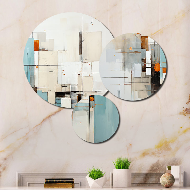 Abstract Wall Decor on Metal