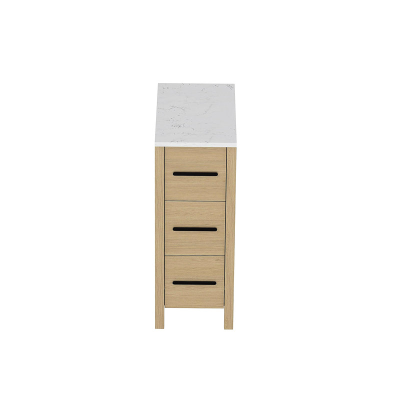 Meuble-lavabo 12 po, meuble-lavabo avec comptoir Freestangding