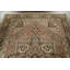 Tapis à motif géométrique vieilli Persian Heriz noué à la main 7 x 9