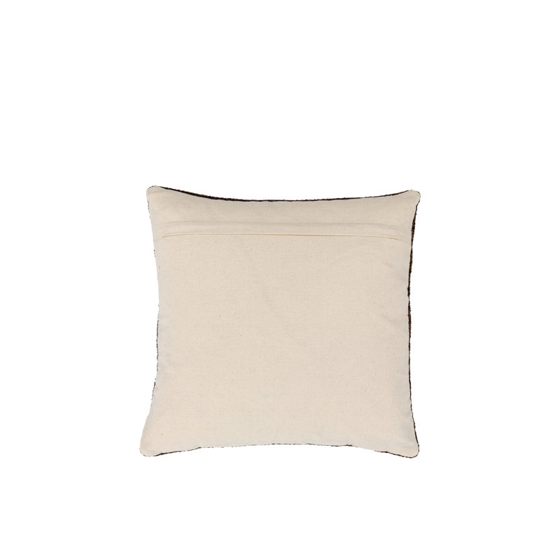 Baxy Brown Square Throw Cushion