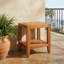 Banc de douche teck l 16,75" Yemanja