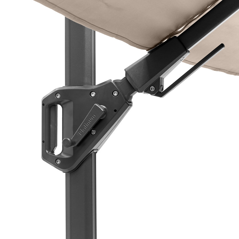 Aarne 270cm Cantilever Parasol, Taupe