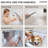 Thermostatic Dual Showerheads System, 12" High-Pressure Rainfall Shower Faucet with Handheld Spray and Body Jet-93931724
