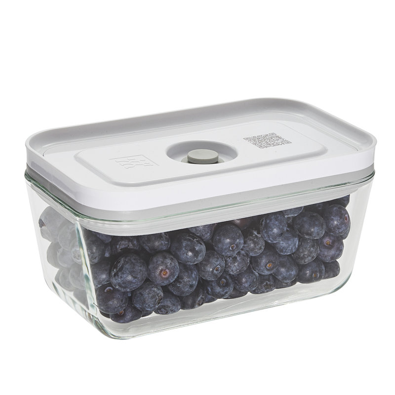Fresh & Easy Glass Airtight Meal Prep 0.95 Qt Food Storage Container