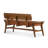 Mylas Genuine Leather Upholstered Bench