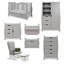 Stamford Cot Bed 7-Piece Nursery Furniture Set-43292255-139172558