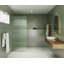 Gaia 32 in. x 78 in. Frameless Fluted Single Fixed Shower Panel-2068778223