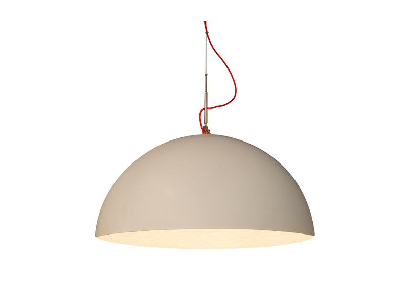 1 - Light Chrome Dome Pendant, 70cm x 70cm