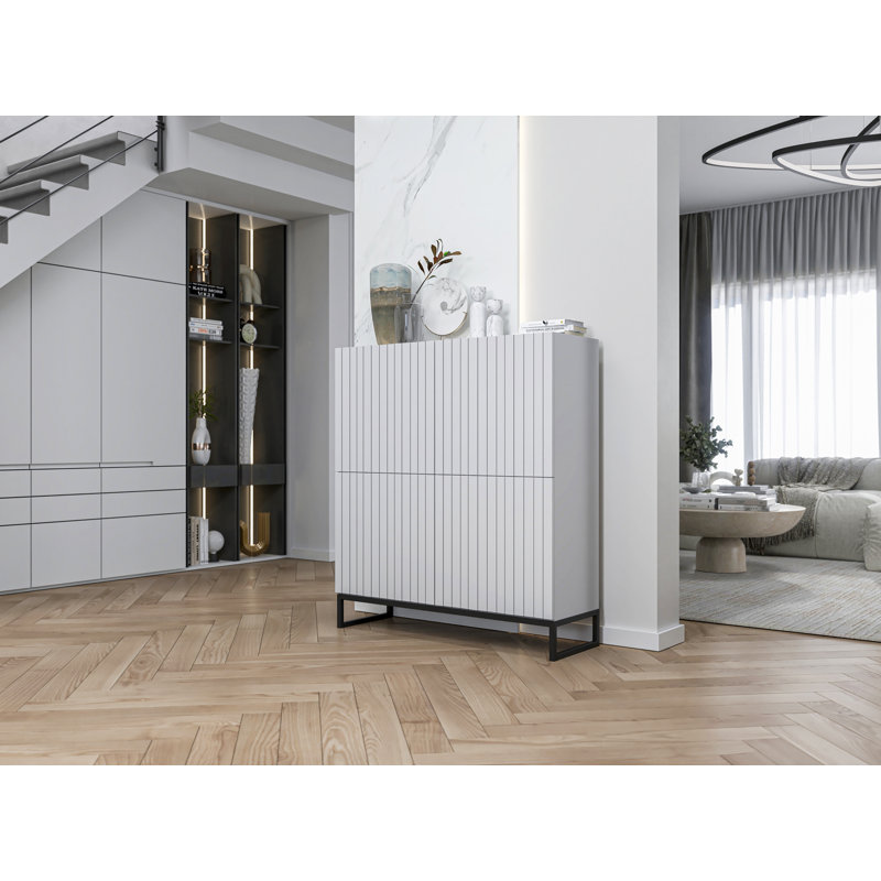 Alik 112cm Sideboard, White