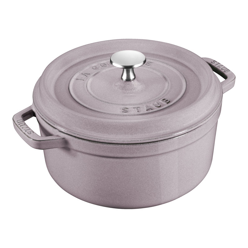 Cocotte ronde en fonte La Cocotte, 2,25 pintes, Fleur de cerisier
