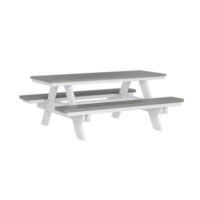 Outdoor Rectangular Picnic Table
