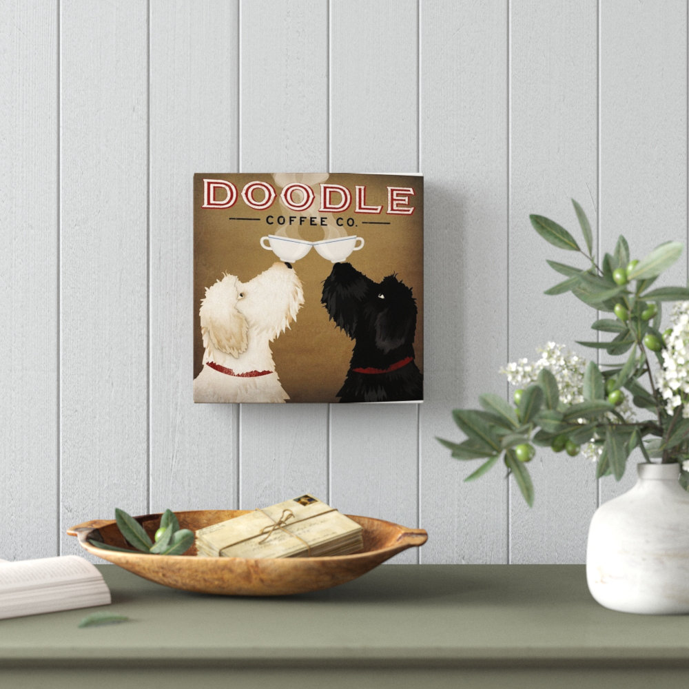 " Doodle Coffee Double IV " by Ryan Fowler Great Big Canvas 