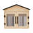 16.5X16.9X11” Wooden Book Cabinet