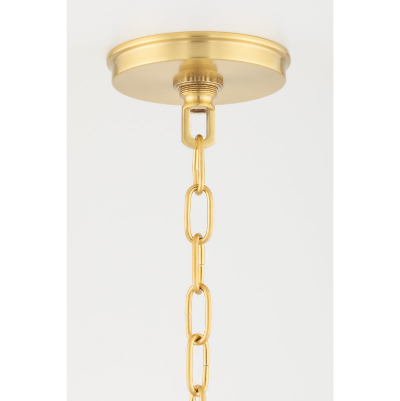 Howell 20 - Light Chandelier, Aged Brass