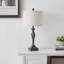 Idolina 25.62" USB Bedside Table Lamp Set with Bulbs-916987549
