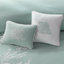 Édredon surdimensionné en coton pour grand avec détails corail et ornement intérieur 100%