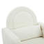 Chaise berçante d'appoint rembourrée avec coussin