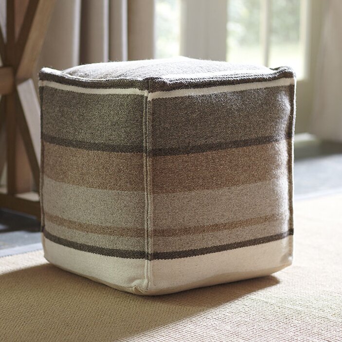 Wrought Studio Golla Upholstered Pouf & Reviews