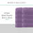 Willow 4 Pieces Hand Towel Set – 100% Combed Cotton, Premium Quality 630 GSM, Purple, Ultra-Soft & Highly Absorbent (4 Hand Towels)-120631039-120631035