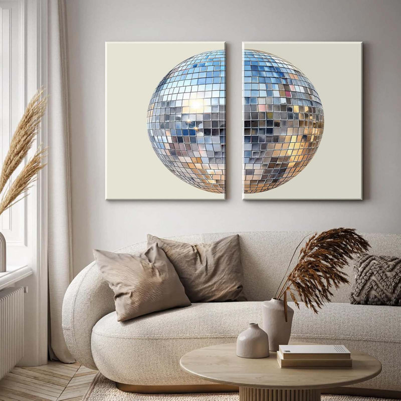 2 Piece Wrapped Canvas Print, 40 cm H x 30 cm W