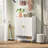 Shoe Cabinet with Adjustable Shelves and Doors-785159886