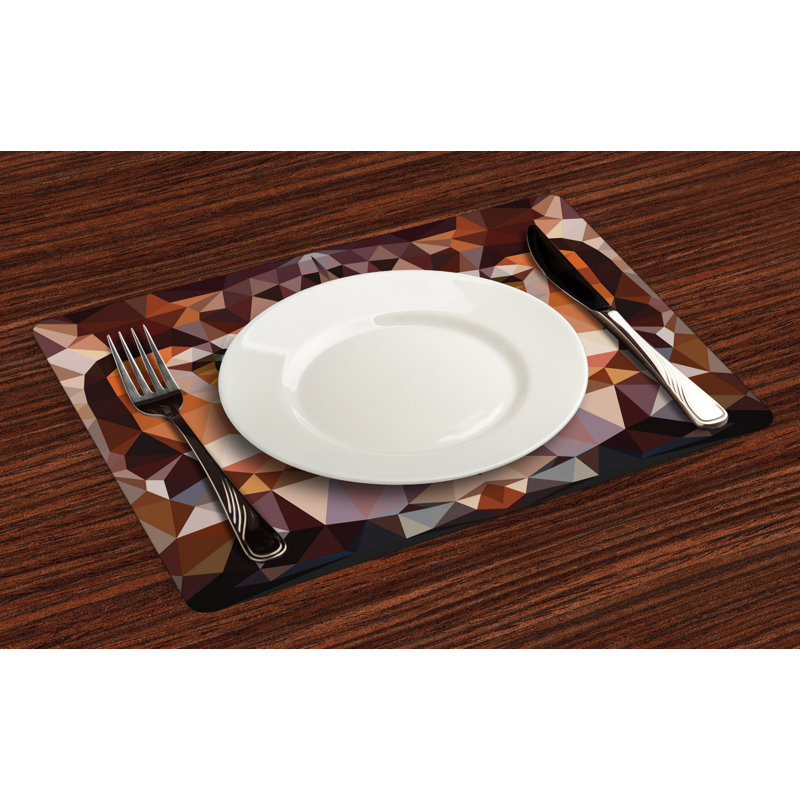 Moreland Retro Mosaic Owl Art Placemat