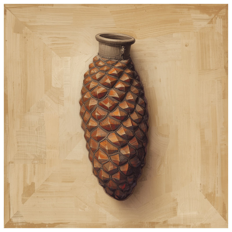 Coussins décoratifs géométriques Pinecone, 14 X 14 pouces