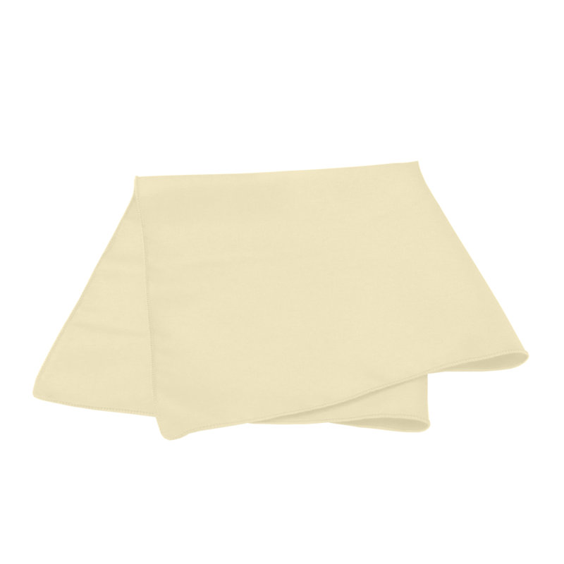 Polyester Square Napkin, Tan, 17" x 17"