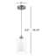Luminaire suspendu cylindrique 1 lumière-66201606