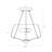 Sia Stardale Glass Semi Flush Mount