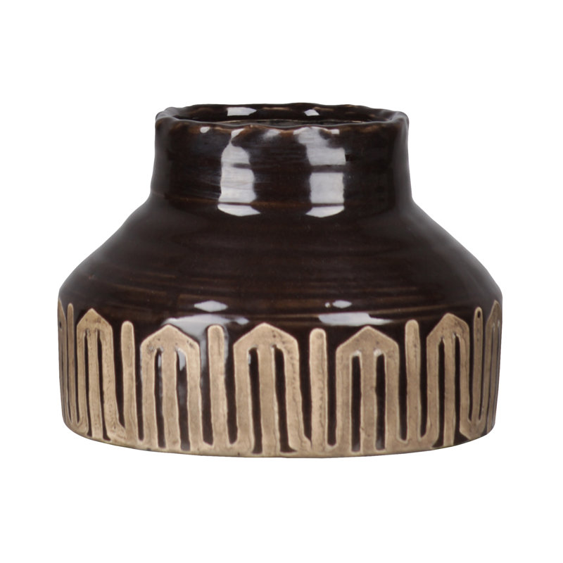 Vase de table ronde en céramique Jayson