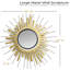 Art mural en miroir Sunburst