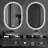 Woodcroft Brighten Your Bathroom with our Smart LED Bluetooth Oval Mirror