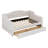 Daybed With two storage drawers And LED, Upholstered Linen Day Bed Frame With Tufted Button Backrest-909913600-909913602
