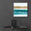 Art mural en verre Ebern Designs «Gold Emerald 3» par Chris Paschke-1613336629