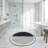 Abstract Striped Round Bath Mat